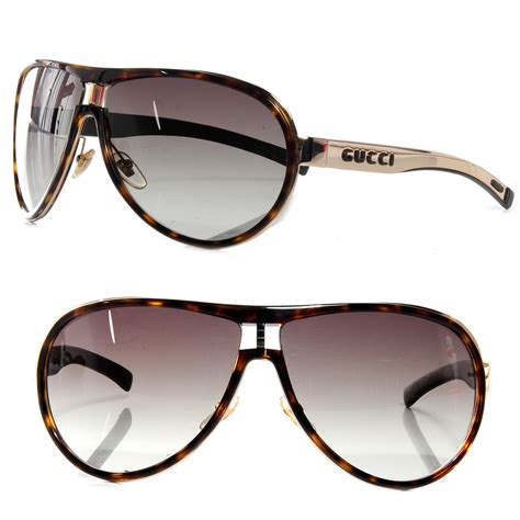 gucci gold and tortoise aviator glasses|Gucci aviator glasses men.